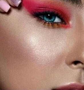 Glow from within -  highlighter to the high points of your face, such as your cheekbones, brow bone, and the bridge of your nose, to create a subtle and ethereal glow
